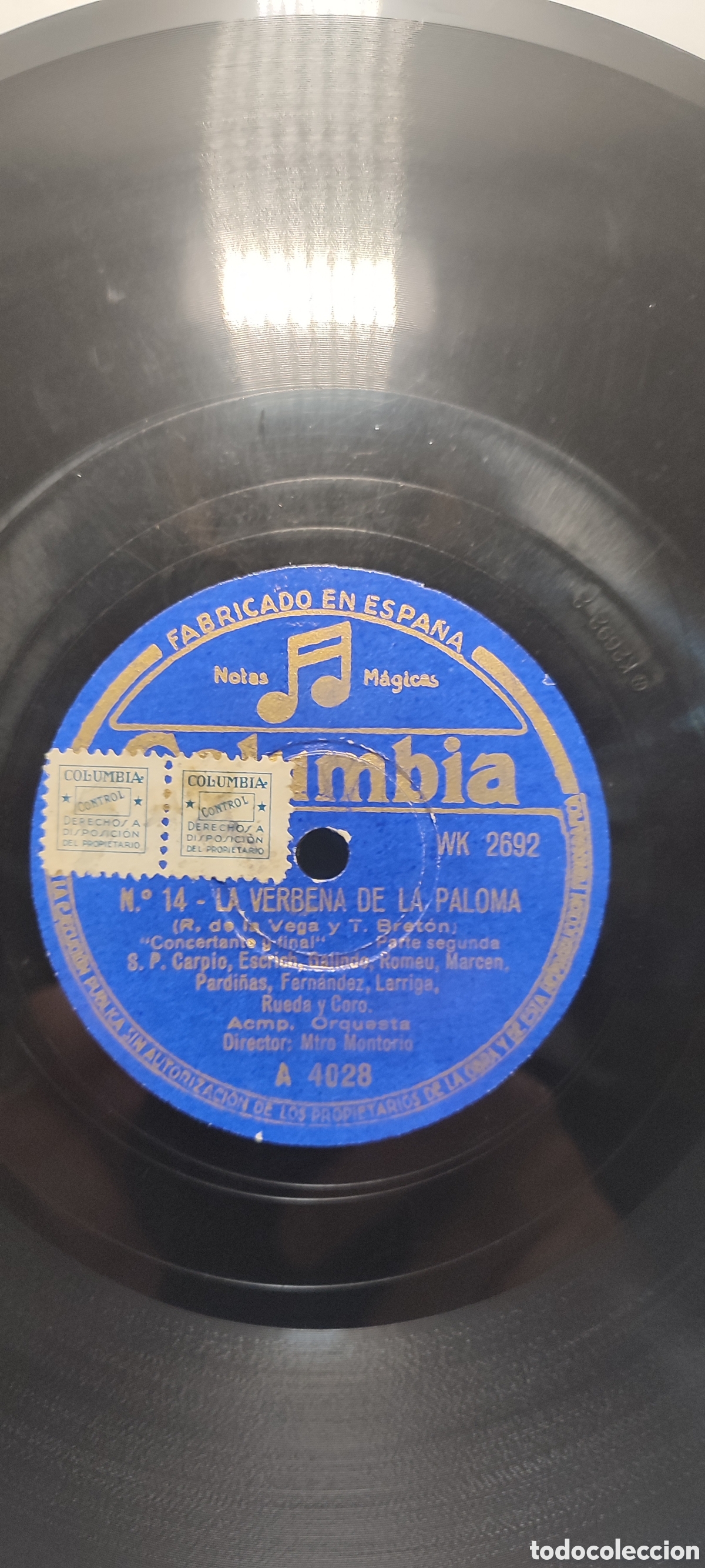 Discos de pizarra: Disco pizarra 78rpm. - Foto 4