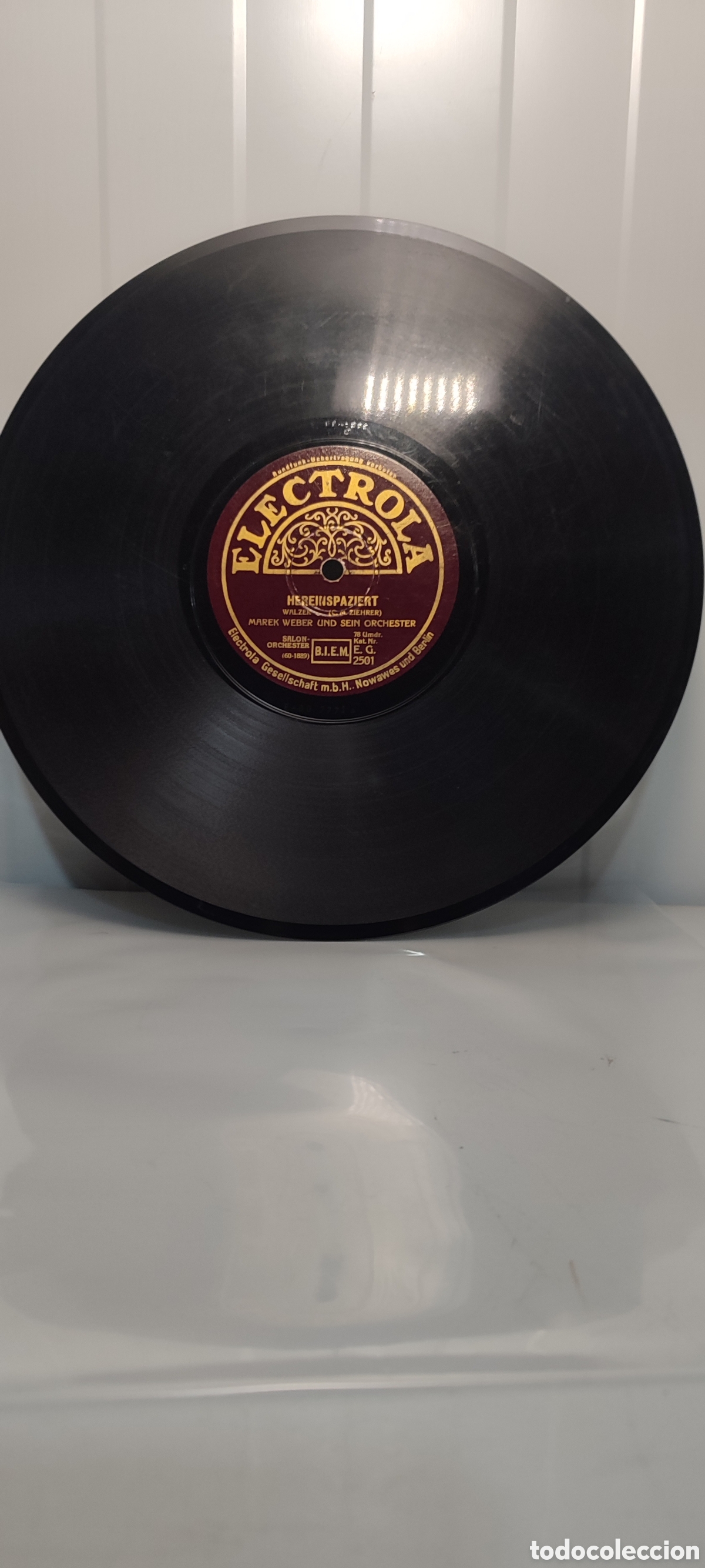 Discos de pizarra: Disco pizarra 78rpm. - Foto 3