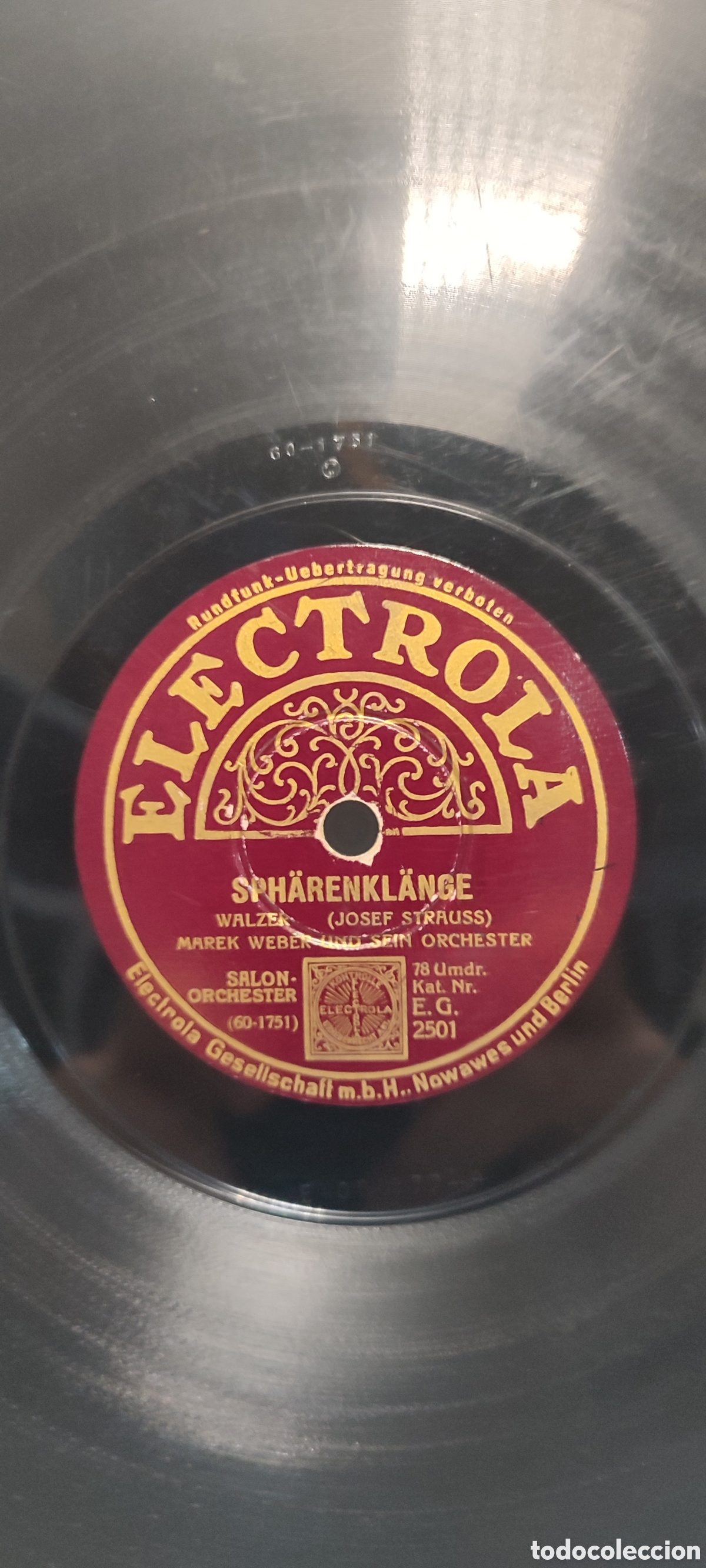 Discos de pizarra: Disco pizarra 78rpm. - Foto 5