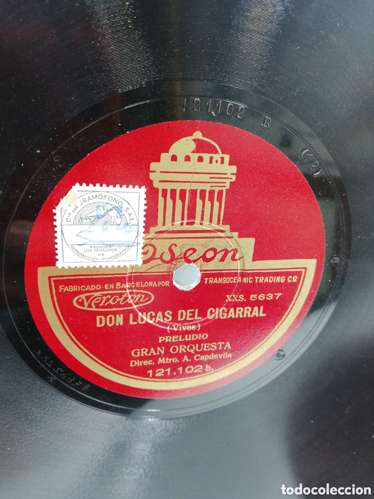 Discos de pizarra: Album Odeon Bohemios. Seis discos de pizarra. - Foto 7