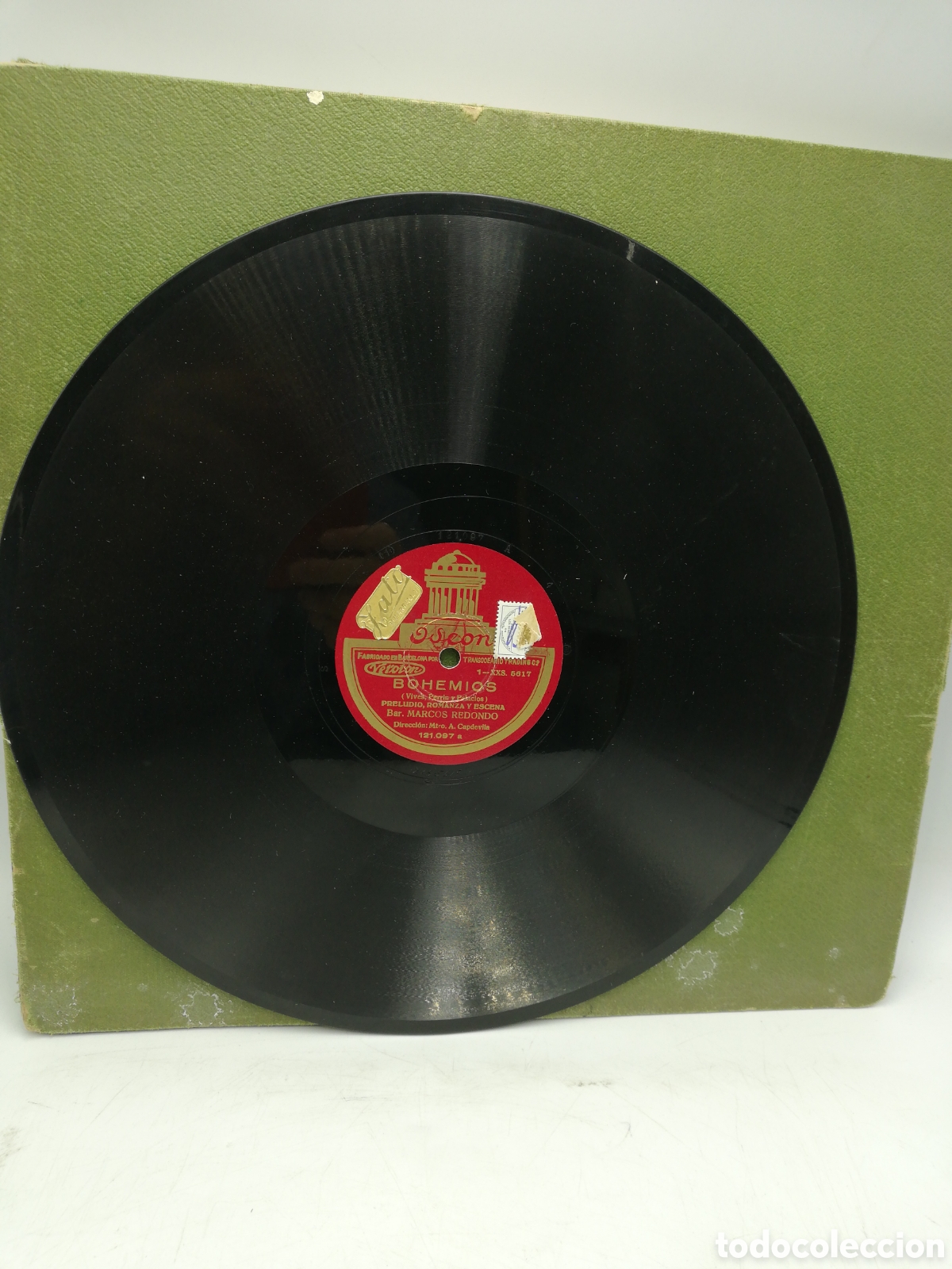 Discos de pizarra: Album Odeon Bohemios. Seis discos de pizarra. - Foto 12