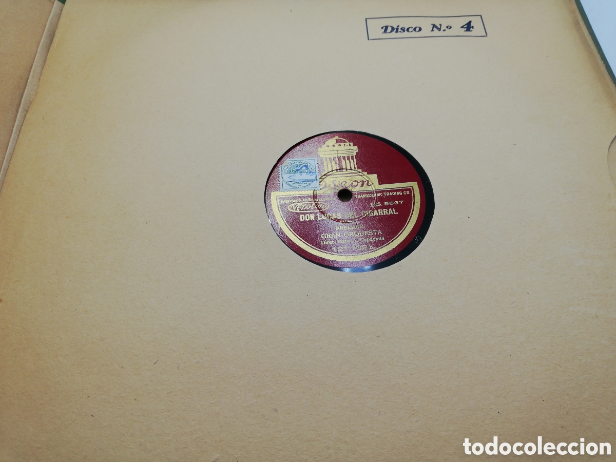 Discos de pizarra: Album Odeon Bohemios. Seis discos de pizarra. - Foto 21