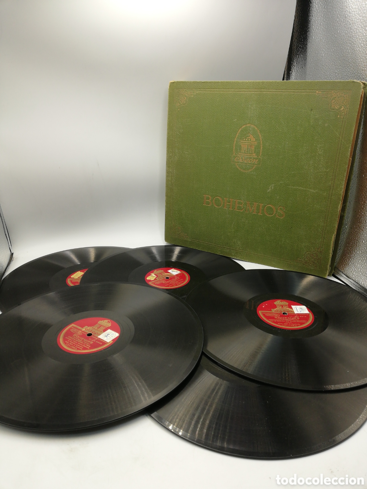 Discos de pizarra: Album Odeon Bohemios. Seis discos de pizarra. - Foto 24
