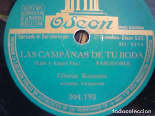 Discos de pizarra: GLORIA ROMERO FANDANGOS - Foto 2