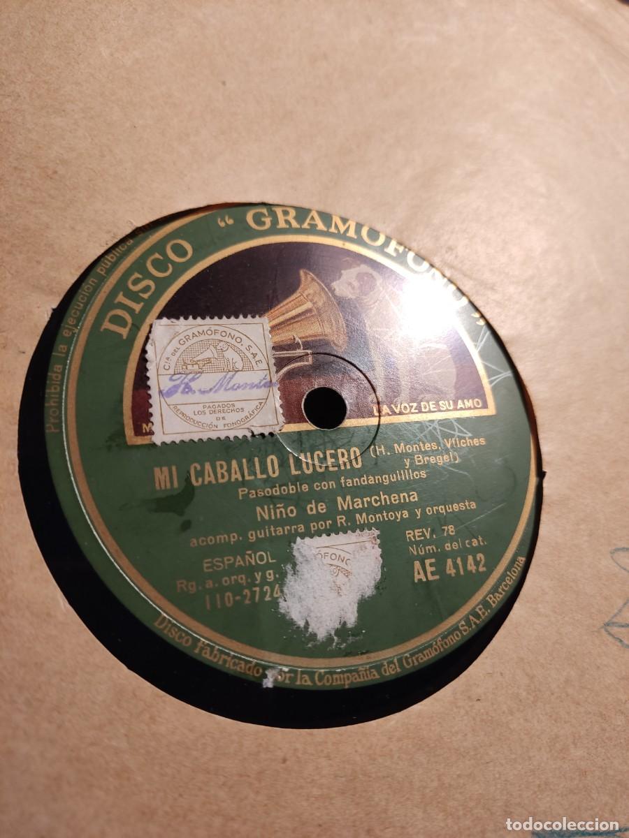 Discos de pizarra: MI CABALLO LUCERO Y EL PAJARO CARPINTERO - Foto 1