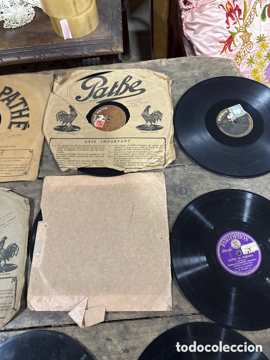 Discos de pizarra: Gran lote de discos de pizarra - Foto 2
