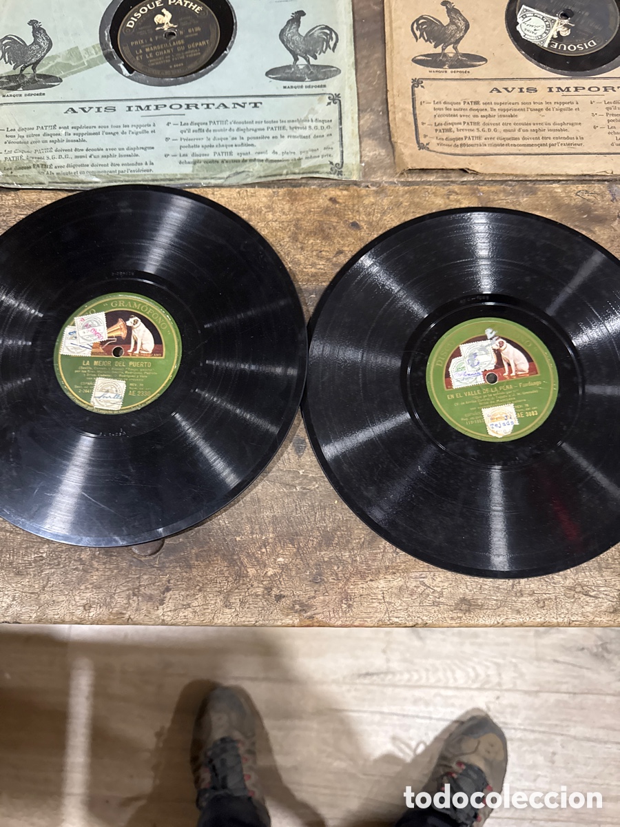 Discos de pizarra: Gran lote de discos de pizarra - Foto 3