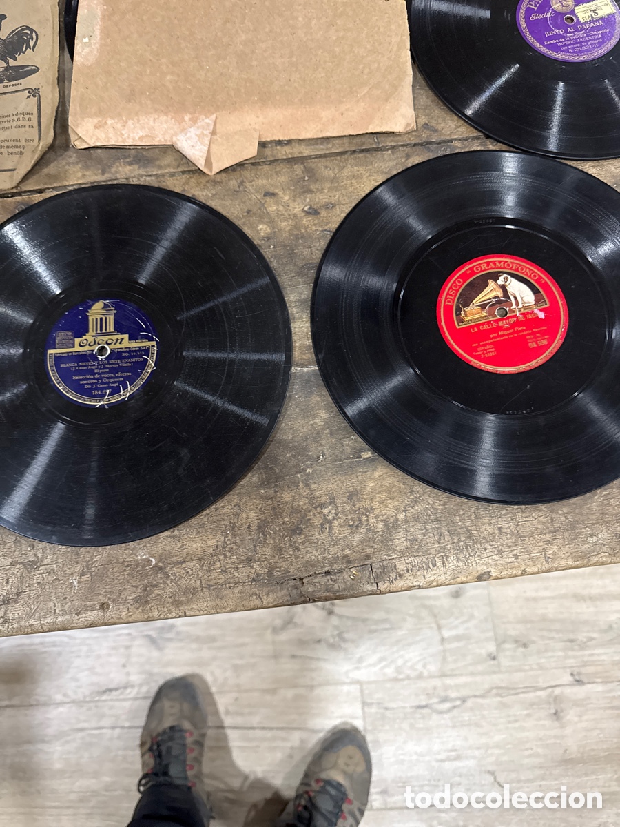 Discos de pizarra: Gran lote de discos de pizarra - Foto 4