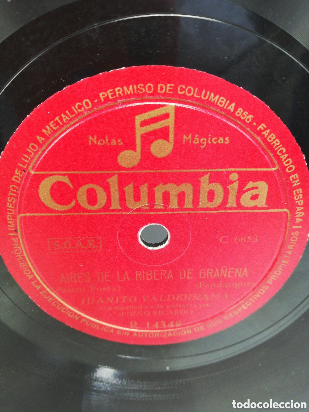 Discos de pizarra: Disco Pizarra El Cristo de la Ribera de Gra&ntilde;ena. - Foto 1
