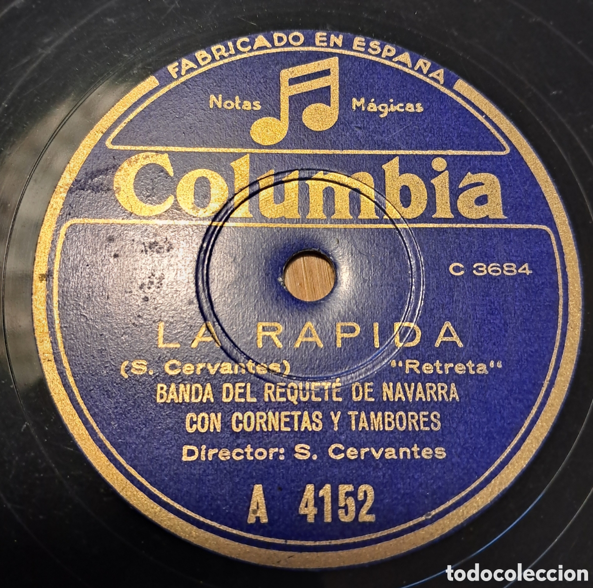 Discos de pizarra: Banda del requete de Navarra con cornetas y tambores - Foto 3