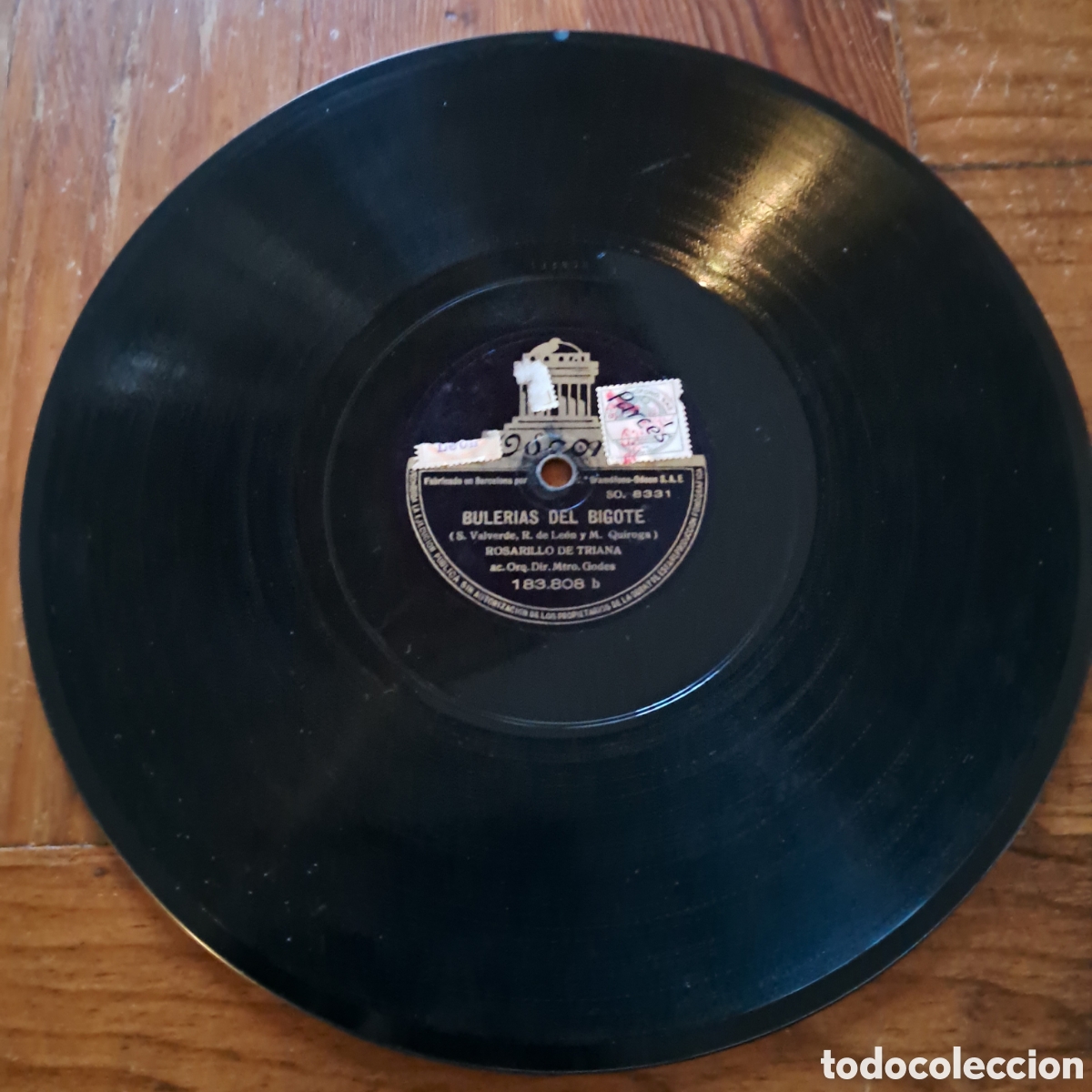 Discos de pizarra: Rosarillo de Triana disco pizarra - Foto 2