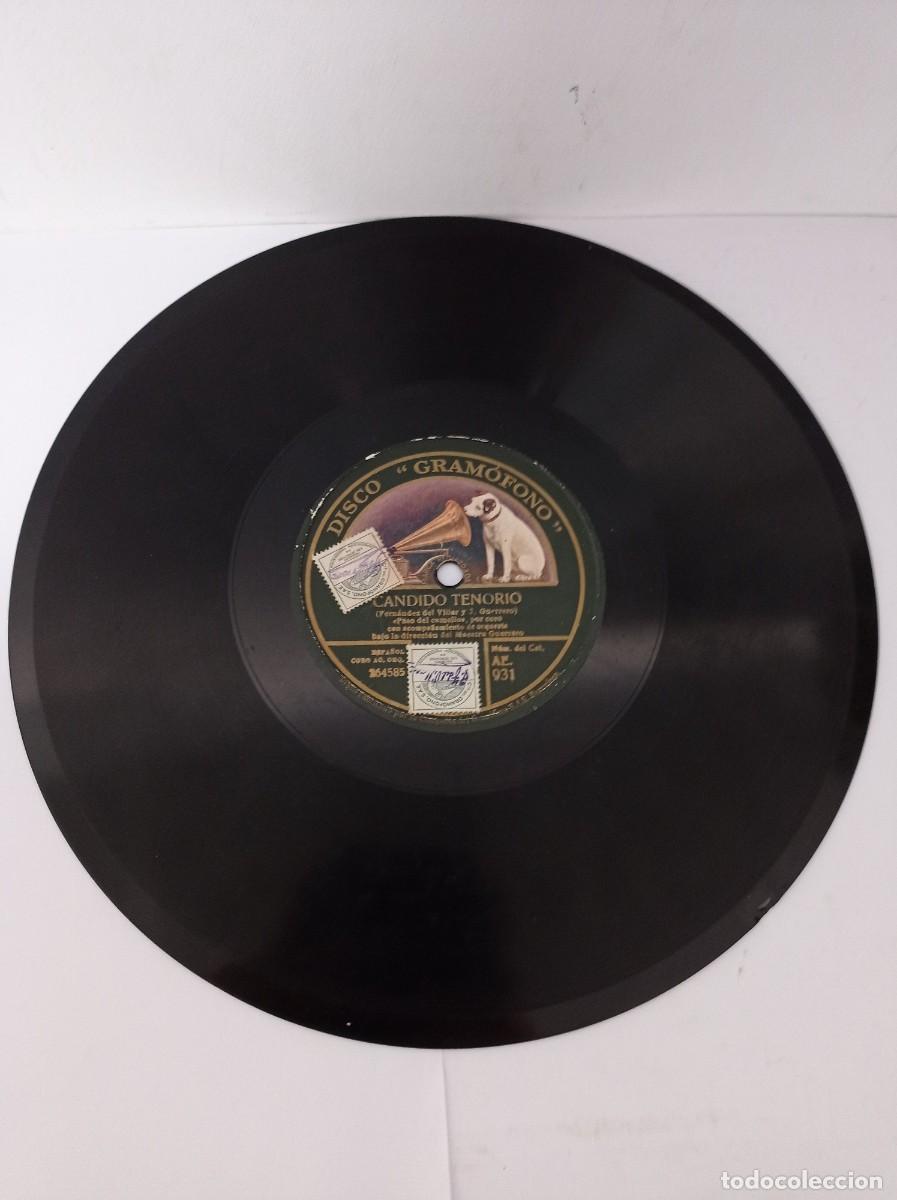 Discos de pizarra: C&aacute;ndido Tenorio - El paso del camello / A la mar, A la mar. - Foto 1