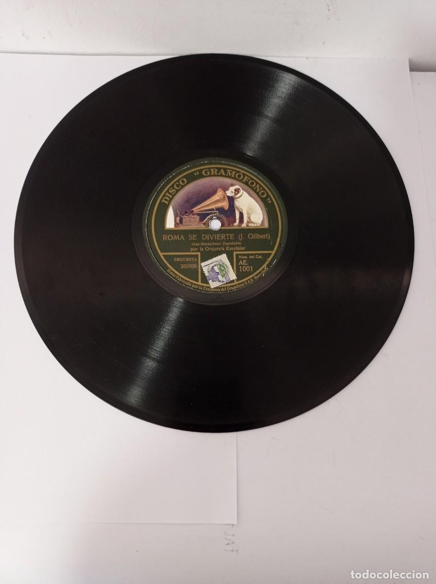 Discos de pizarra: Orquesta Excelsior Roma se divierte - Las danzarinas / Cuento oriental - Foto 1