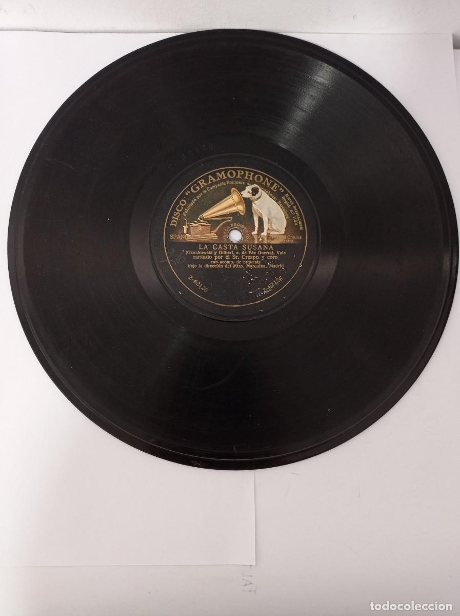 Discos de pizarra: La casta Susana - Vals / Terceto - Foto 1
