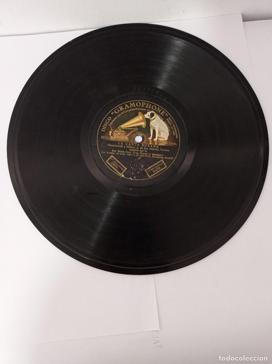 Discos de pizarra: La casta Susana - Vals / Terceto - Foto 2