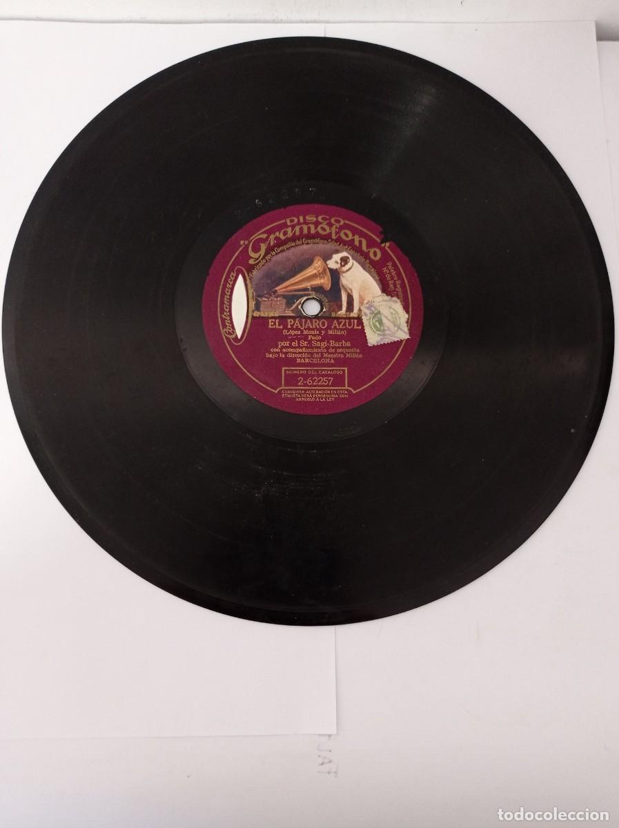 Discos de pizarra: El p&aacute;jaro azul sr. Sagi - Barba - Foto 1