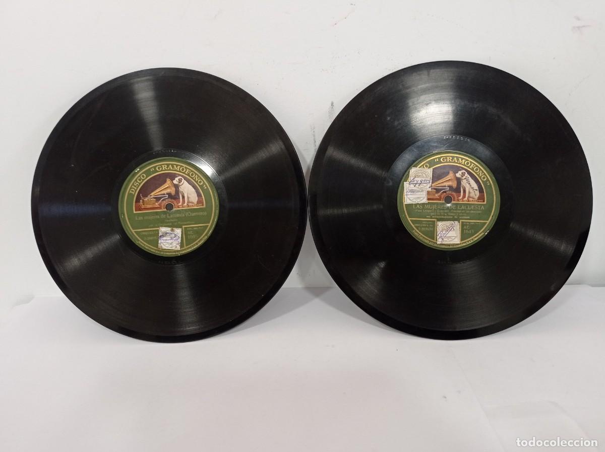 Discos de pizarra: 2 discos Las mujeres de Lacuesta - Sra Saus. Caballé y Morito