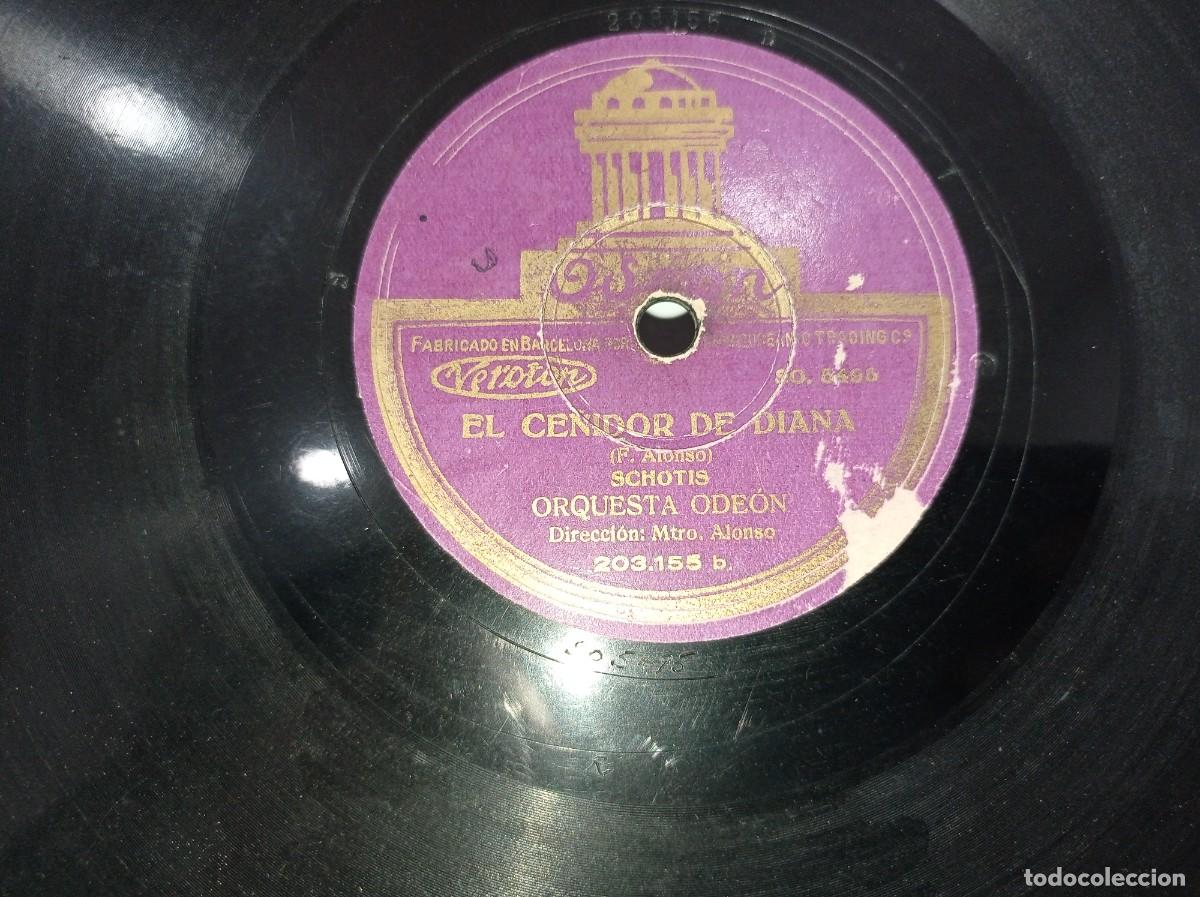 Discos de pizarra: 2 discos el ce&ntilde;idor de diana - Demon Jazz, E. Galindo y Orquesta Ode&oacute;n. - Foto 7