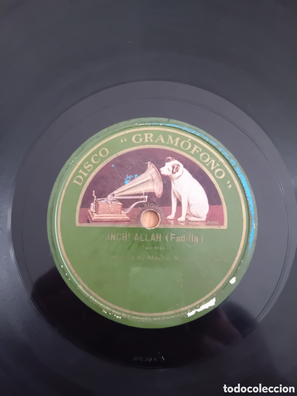 Discos de pizarra: &Ccedil;A CEST PARIS. INCH ALLAH. PADILLA. ORQUESTA MOULIN ROUGE - Foto 2