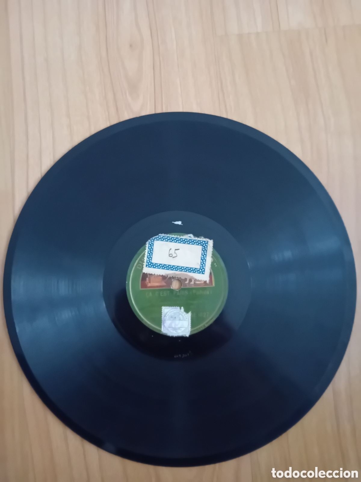 Discos de pizarra: &Ccedil;A CEST PARIS. INCH ALLAH. PADILLA. ORQUESTA MOULIN ROUGE - Foto 3