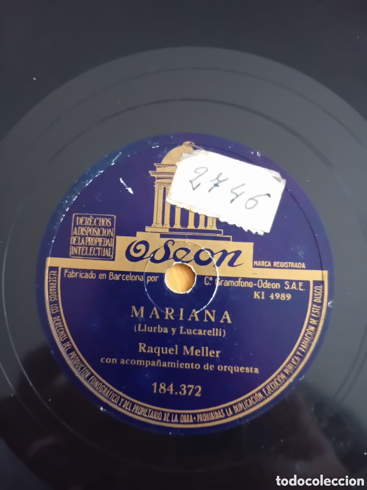 Discos de pizarra: EL RELICARIO. MARIANA. RAQUEL MELLER - Foto 2