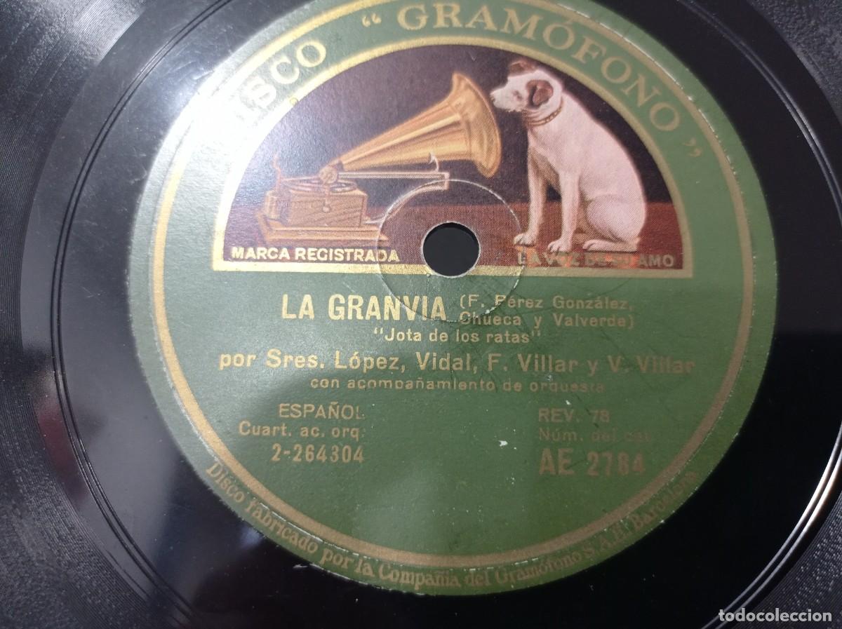 Discos de pizarra: 2 discos La Granvia - La voz de su amo y Odeon - Foto 2