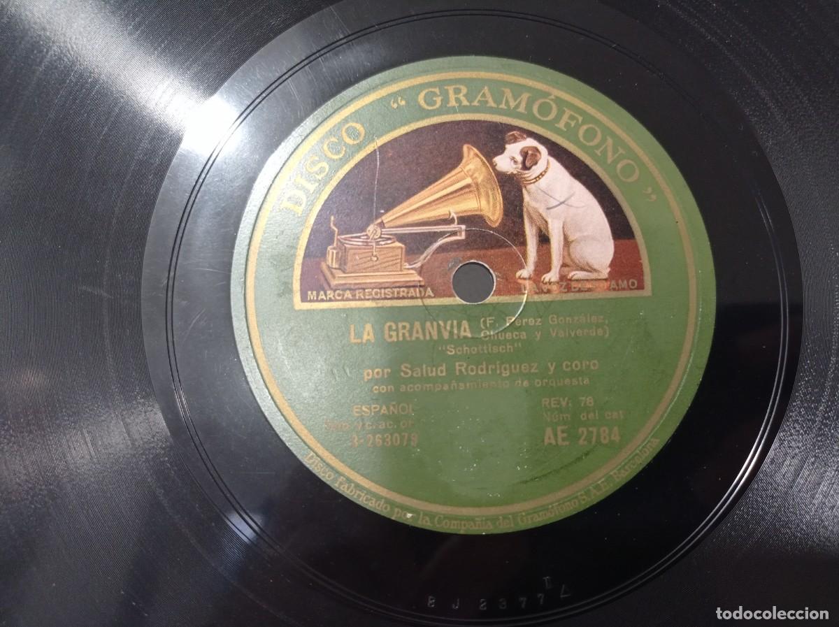 Discos de pizarra: 2 discos La Granvia - La voz de su amo y Odeon - Foto 3