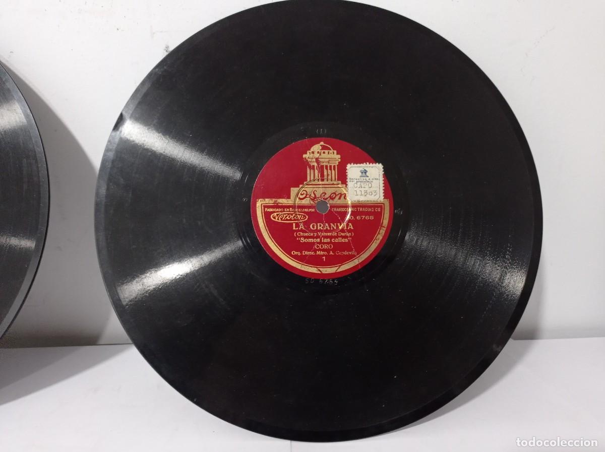 Discos de pizarra: 2 discos La Granvia - La voz de su amo y Odeon - Foto 6