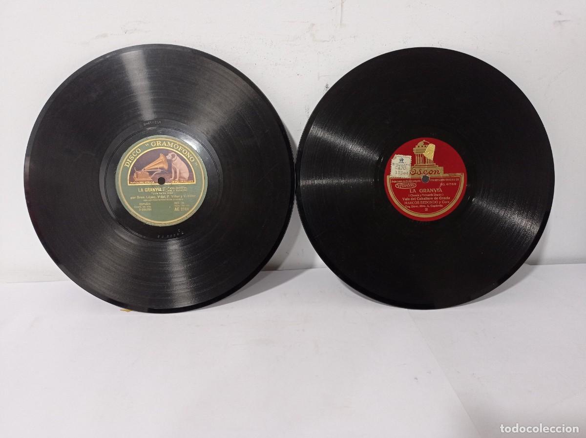 Discos de pizarra: 2 discos La Granvia - La voz de su amo y Odeon - Foto 1