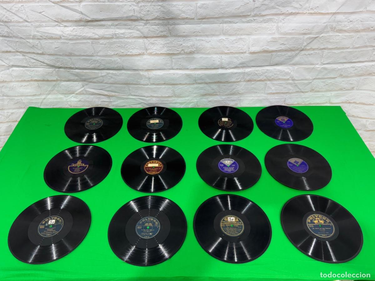 Discos de pizarra: LOTE DE 12 DISCOS DE PIZARRA - Foto 1