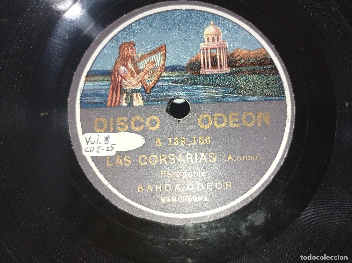 Discos de pizarra: Las corsarias Banda Odeon - Pasadoble / Tabaquinho - Foto 2