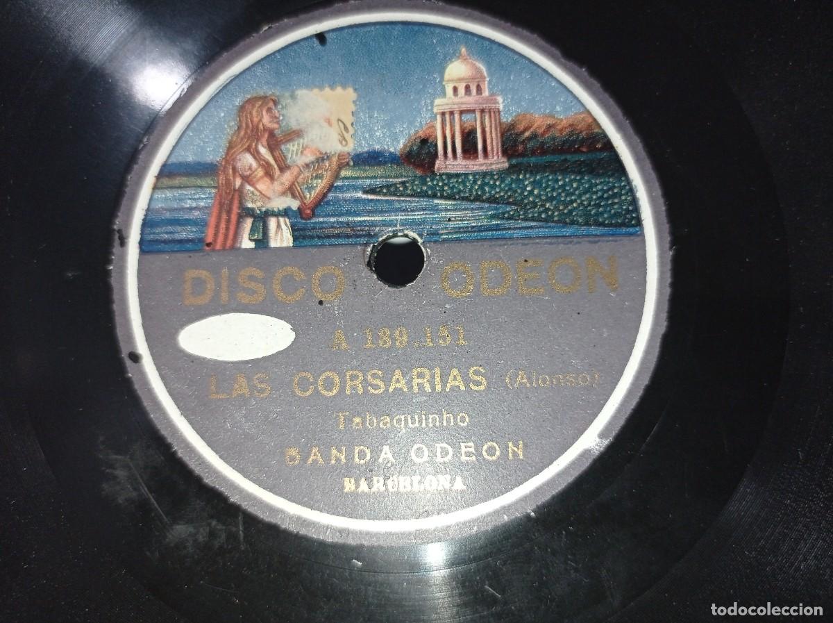 Discos de pizarra: Las corsarias Banda Odeon - Pasadoble / Tabaquinho - Foto 3