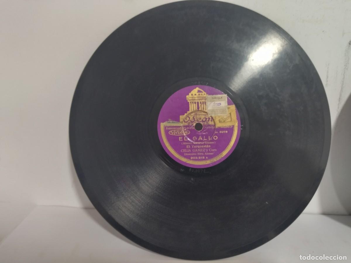 Discos de pizarra: El gallo Celia G&aacute;mez El Tuquestan y Java - Foto 1