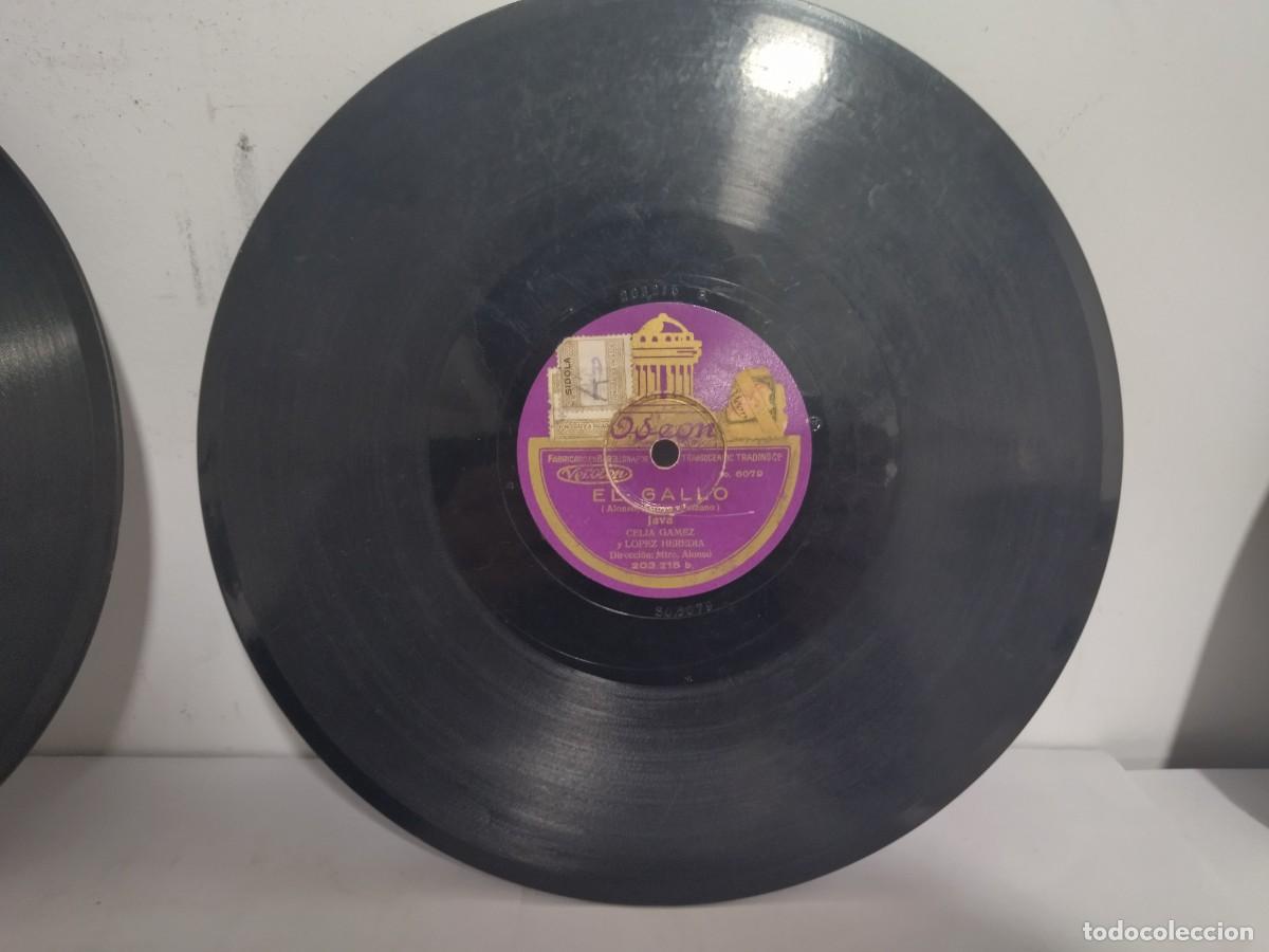 Discos de pizarra: El gallo Celia G&aacute;mez El Tuquestan y Java - Foto 2