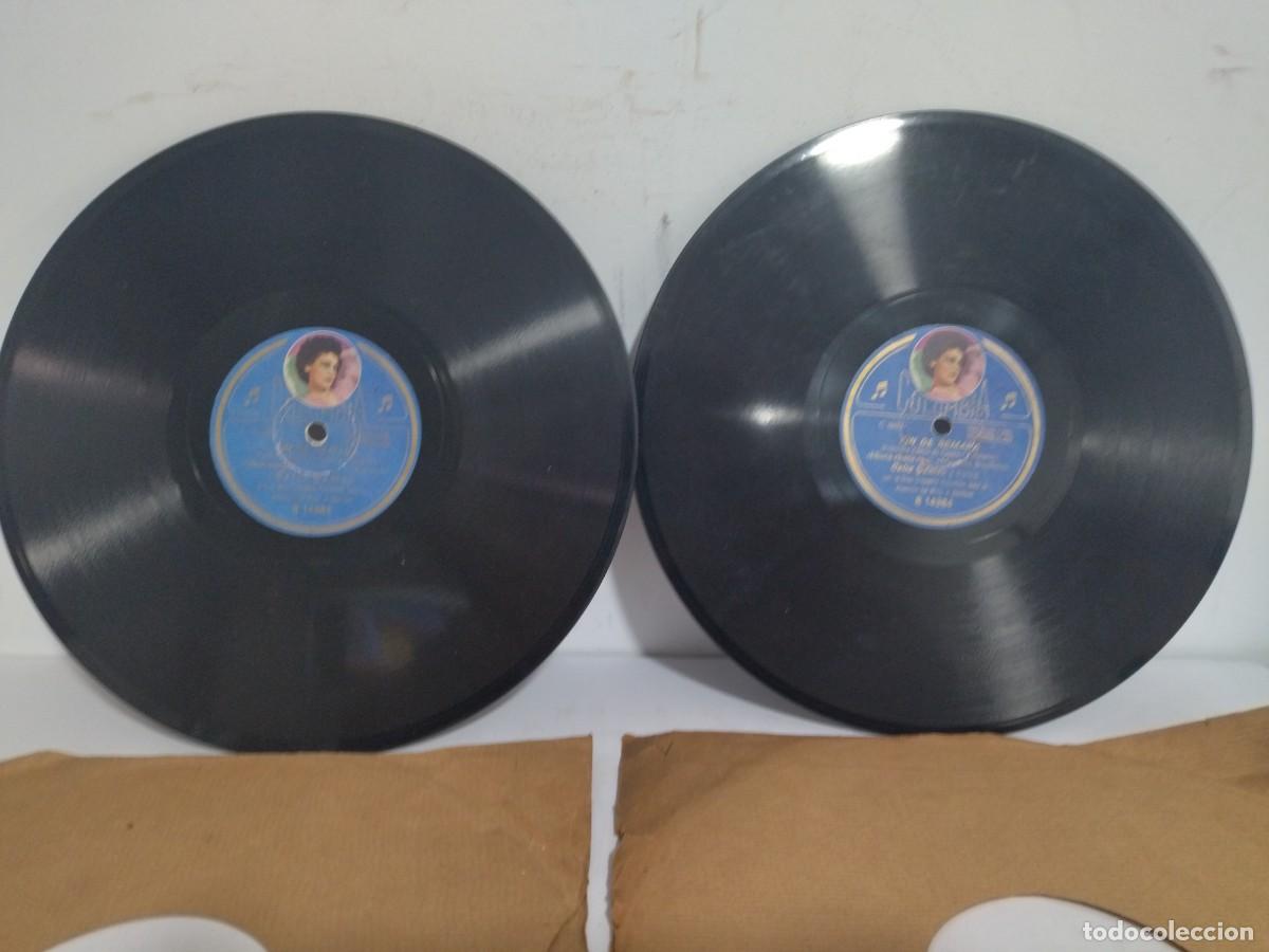 Discos de pizarra: 2 Discos Obra Fin de semana De Celia Gam&eacute;z - Foto 1