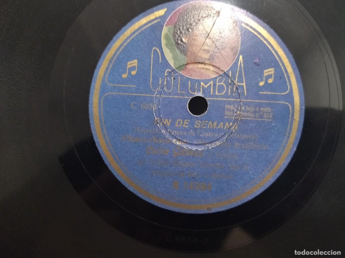 Discos de pizarra: 2 Discos Obra Fin de semana De Celia Gam&eacute;z - Foto 4