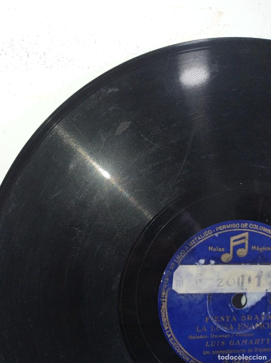 Discos de pizarra: LUIS GAMARTY - LA LUNA ENAMORA / PRECIOSA - Foto 2