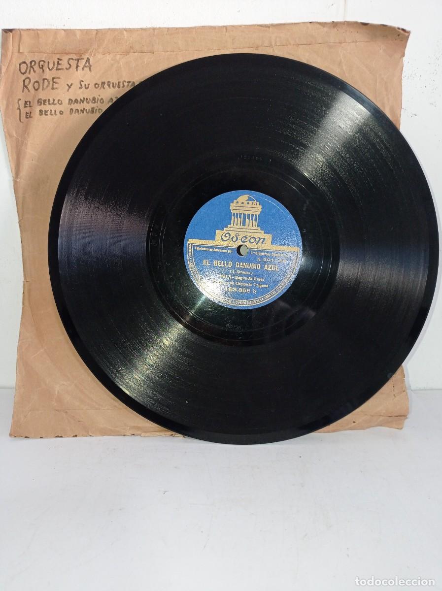 Discos de pizarra: RODE Y SU ORQUESTA TIPICA - EL BELLO DANUBIO AZUL - Foto 2