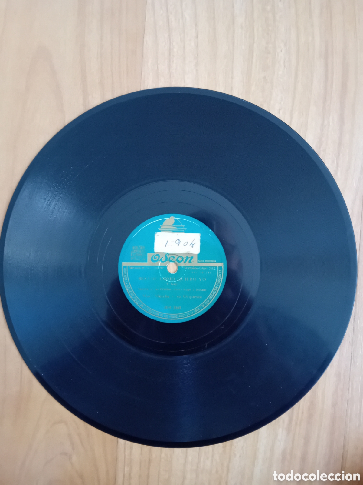Discos de pizarra: MARY MERCHE. SWING CALE. BESAME COMO QUIERO YO - Foto 1