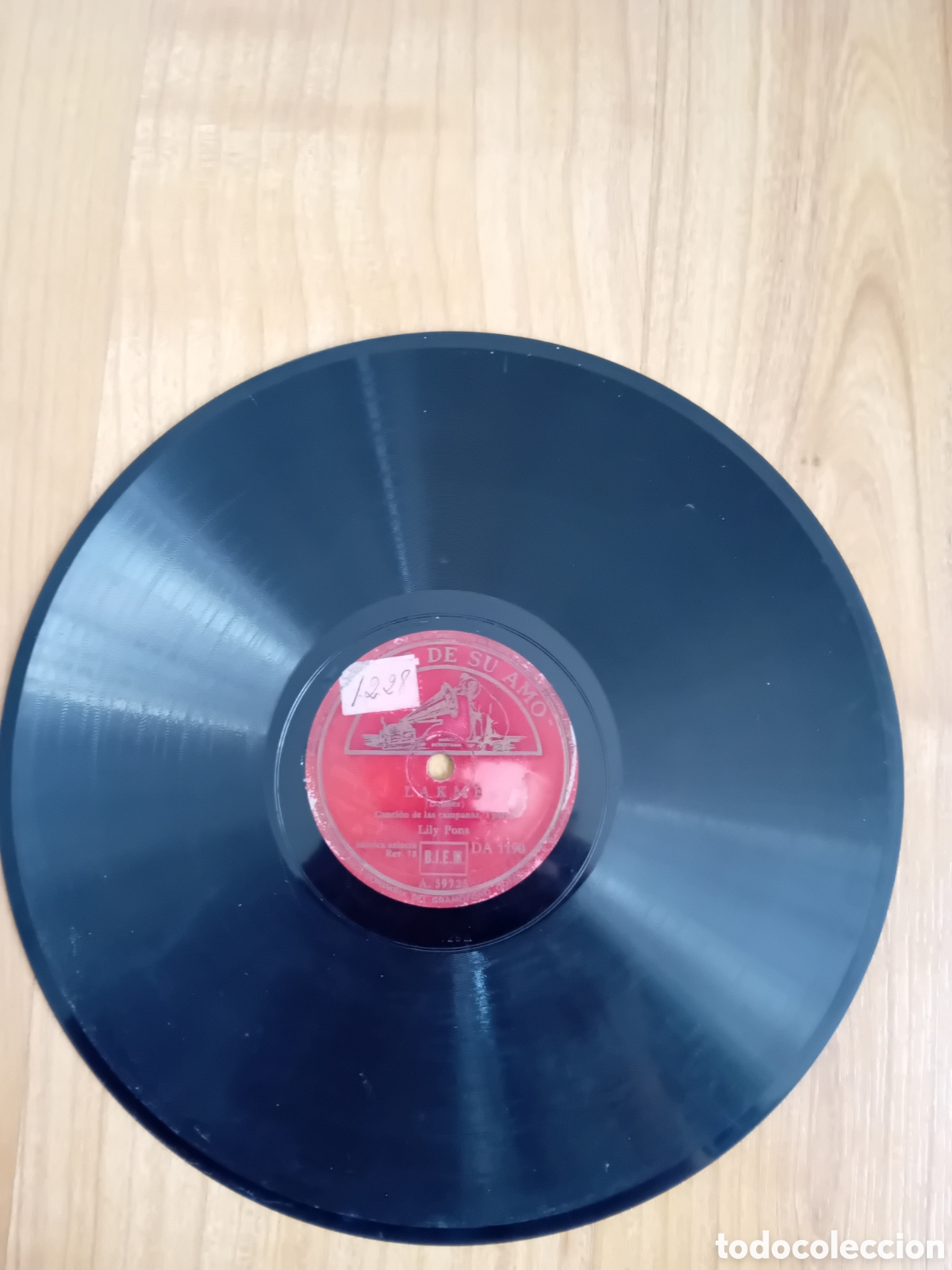 Discos de pizarra: LILY PONS. LAKME. LA VOZ DE SU AMO - Foto 3