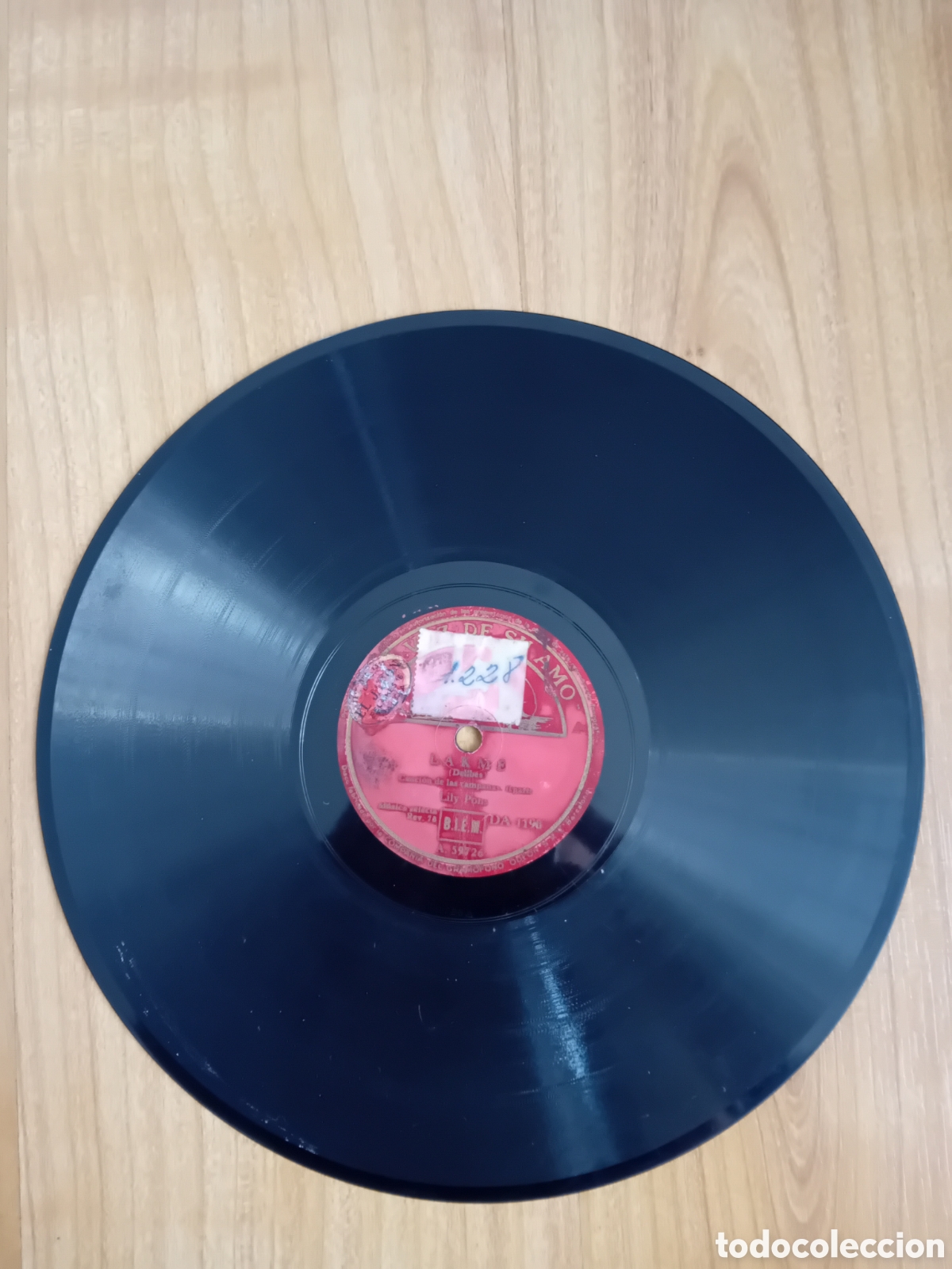 Discos de pizarra: LILY PONS. LAKME. LA VOZ DE SU AMO - Foto 1