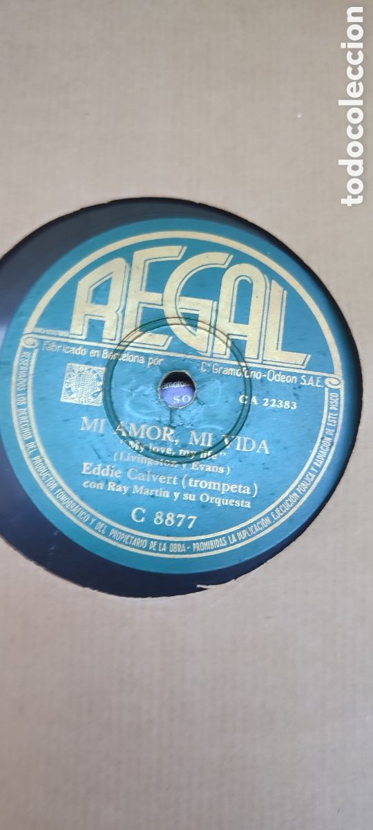 Discos de pizarra: Disco pizarra 78rpm Regal - Foto 2