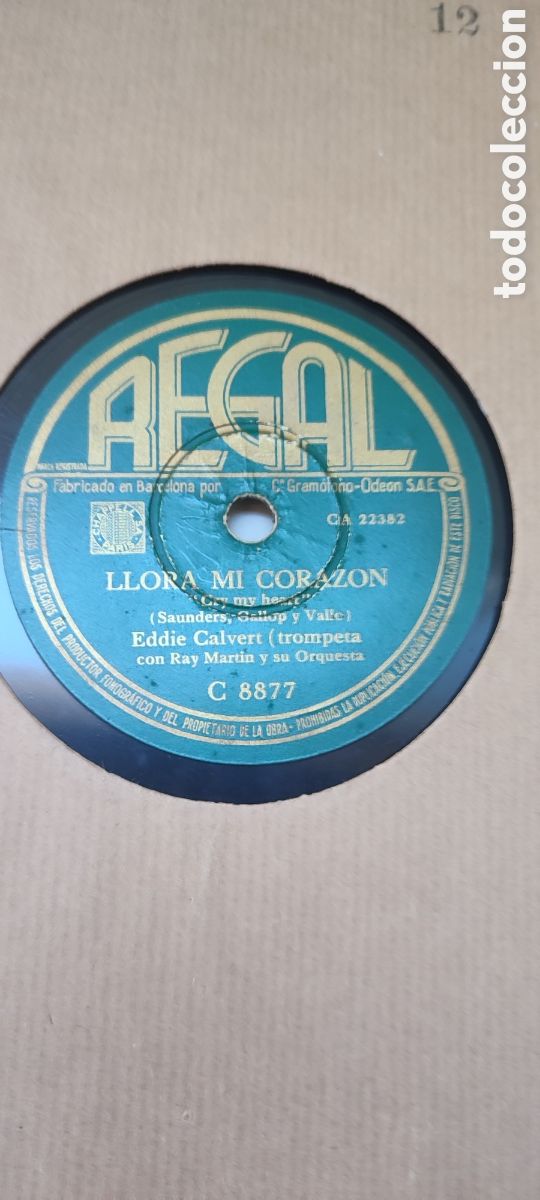 Discos de pizarra: Disco pizarra 78rpm Regal - Foto 1