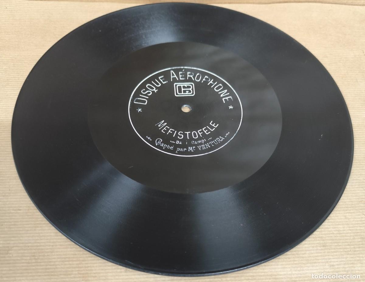 Discos de pizarra: DISCO DE PIZARRA, LA TOSCA, MEFISTOFELE, DISQUE A&Eacute;ROPHONE - Foto 2