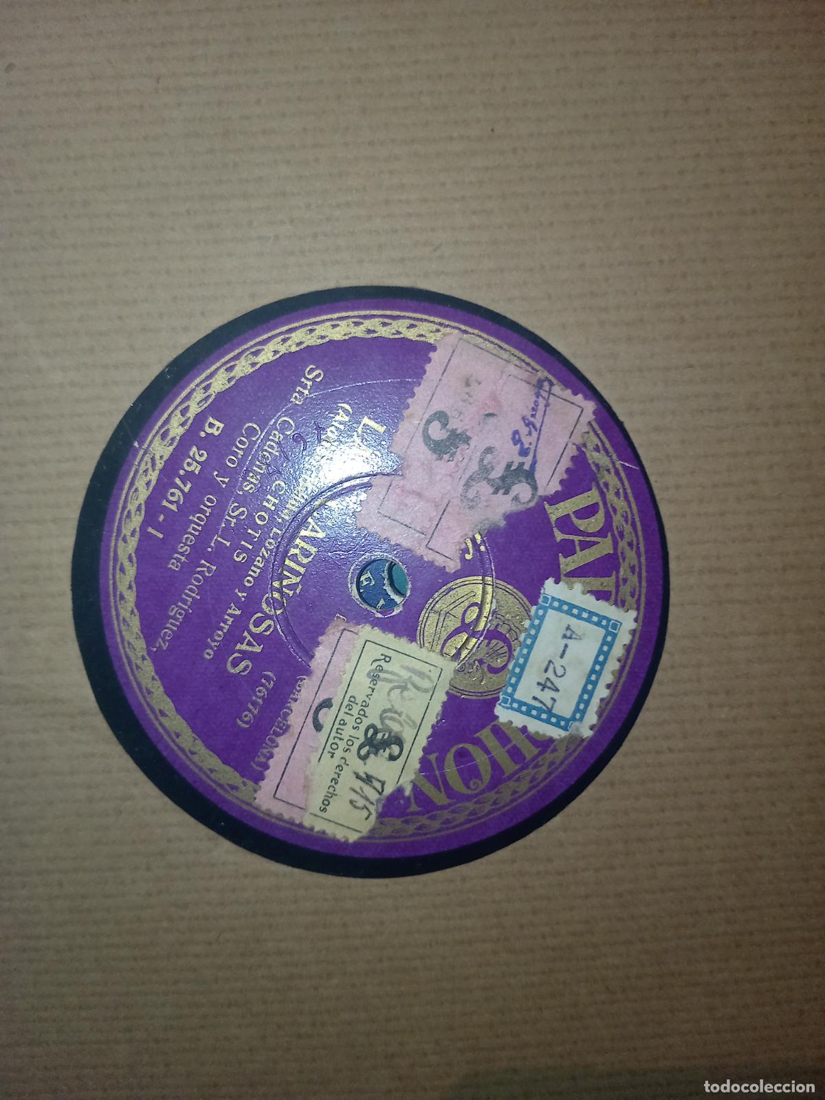 Discos de pizarra: Disco pizarra Parthenon. Las cari&ntilde;osas (chotis) - Foto 1