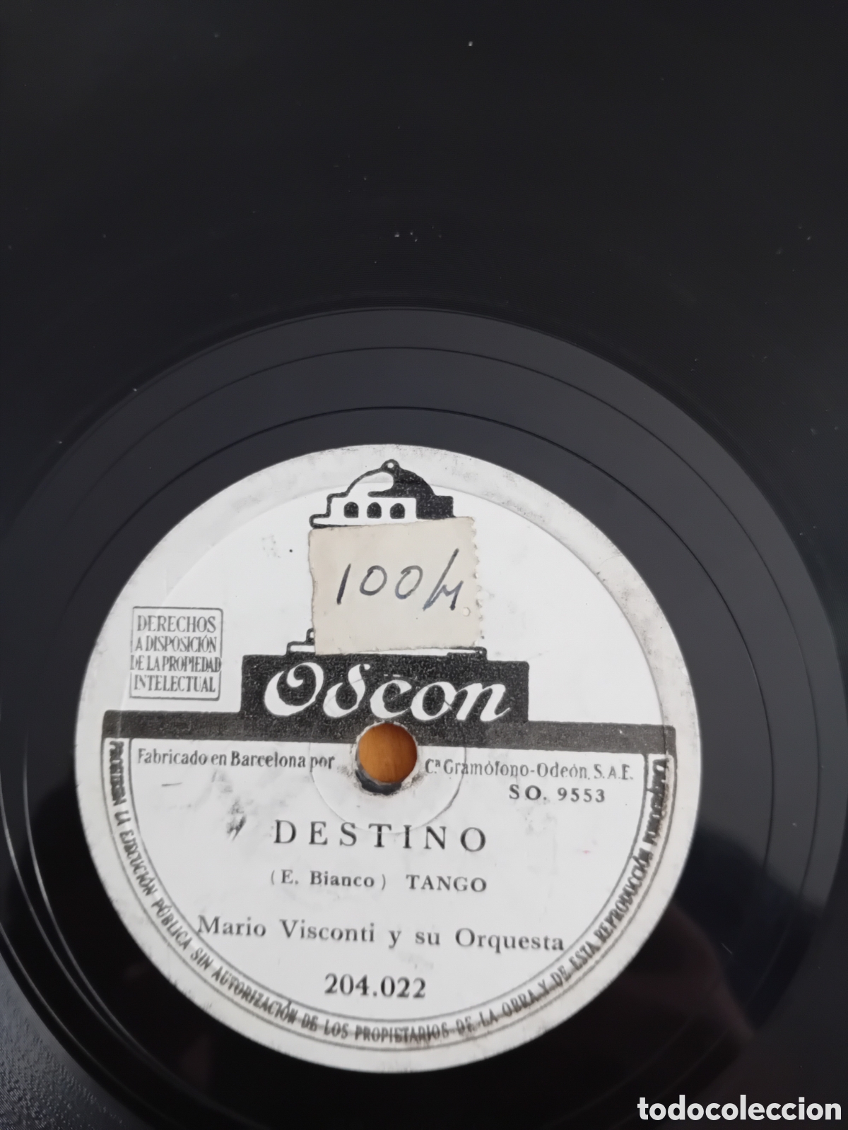 Discos de pizarra: MARIO VISCONTI. DESTINO. EN TUS LABIOS DE ROSA - Foto 4