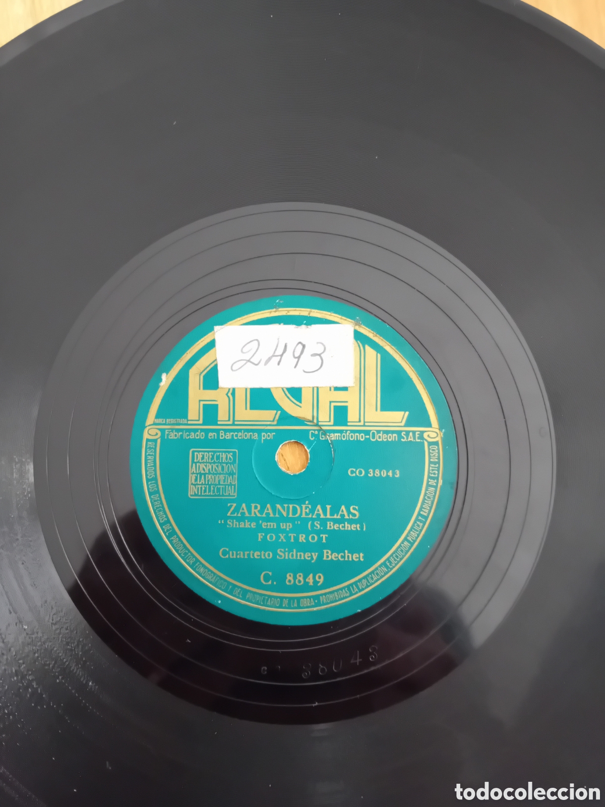 Discos de pizarra: CUARTETO SIDNEY BECHET. AMOR EN VENTA. ZARANDEALAS - Foto 2