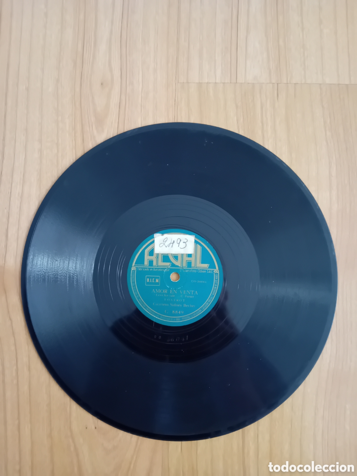 Discos de pizarra: CUARTETO SIDNEY BECHET. AMOR EN VENTA. ZARANDEALAS - Foto 5