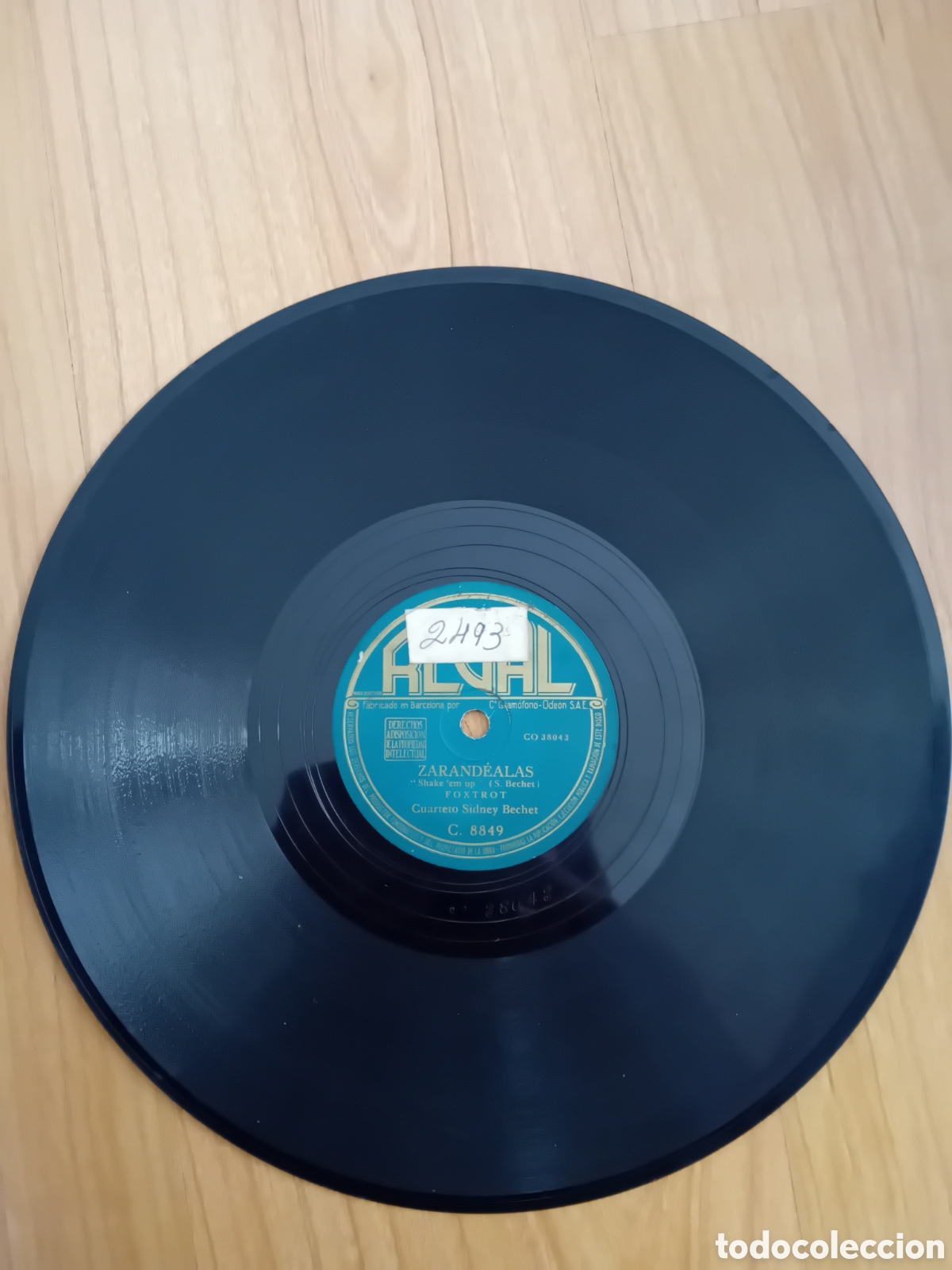 Discos de pizarra: CUARTETO SIDNEY BECHET. AMOR EN VENTA. ZARANDEALAS - Foto 1