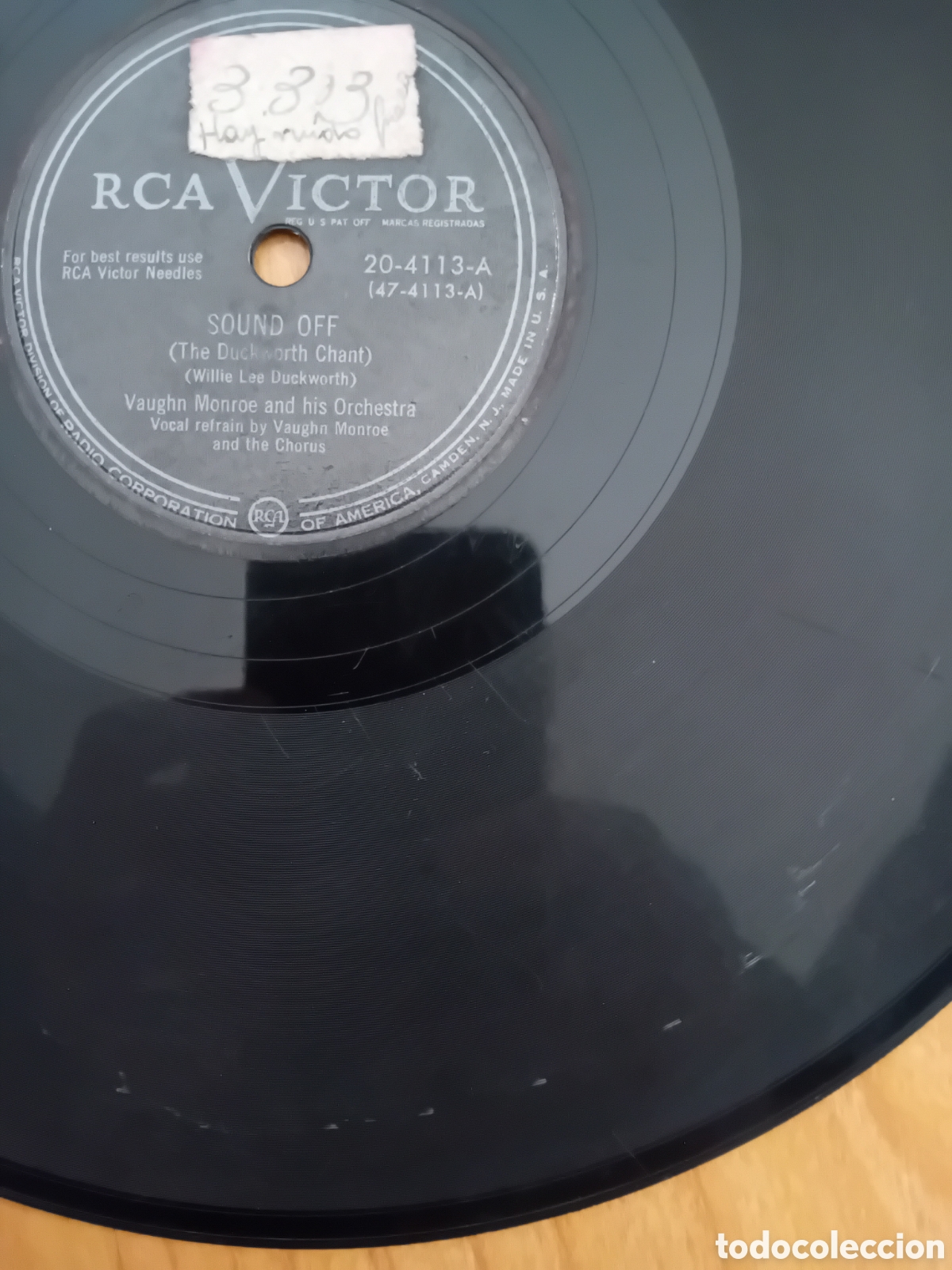 Discos de pizarra: VAUGHN MONROE. SOUND OFF. OH MARRY MARRY ME - Foto 6